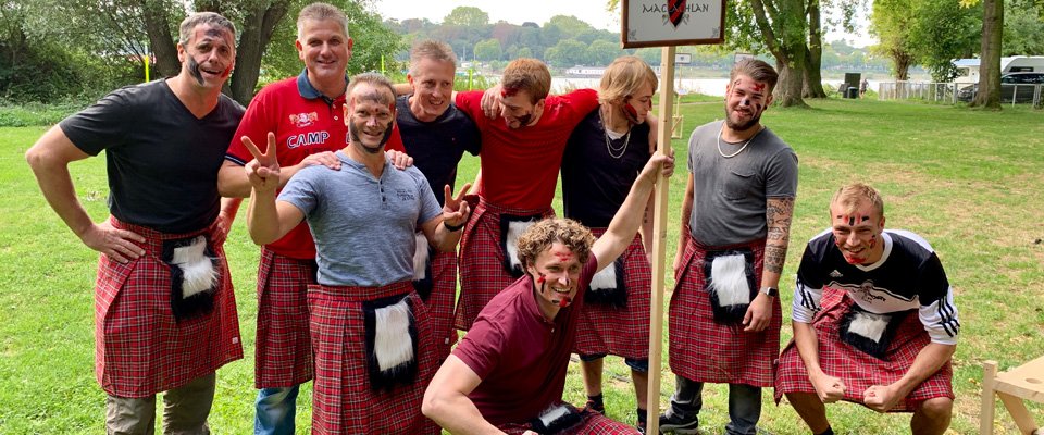 als Teamevent Highland Games, schottische Spiele 5