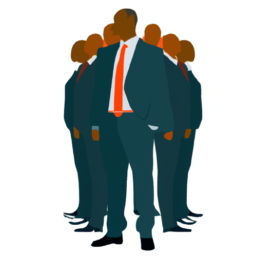 Illustration der Teamrolle Entscheider