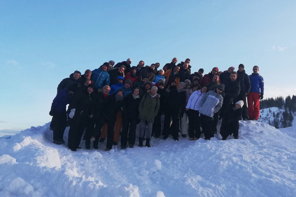 Teamevent im Winter